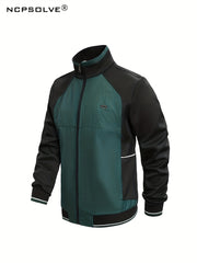 Men's Sports Suit Zip Up Jacket & Active Pants Outdoor Activities