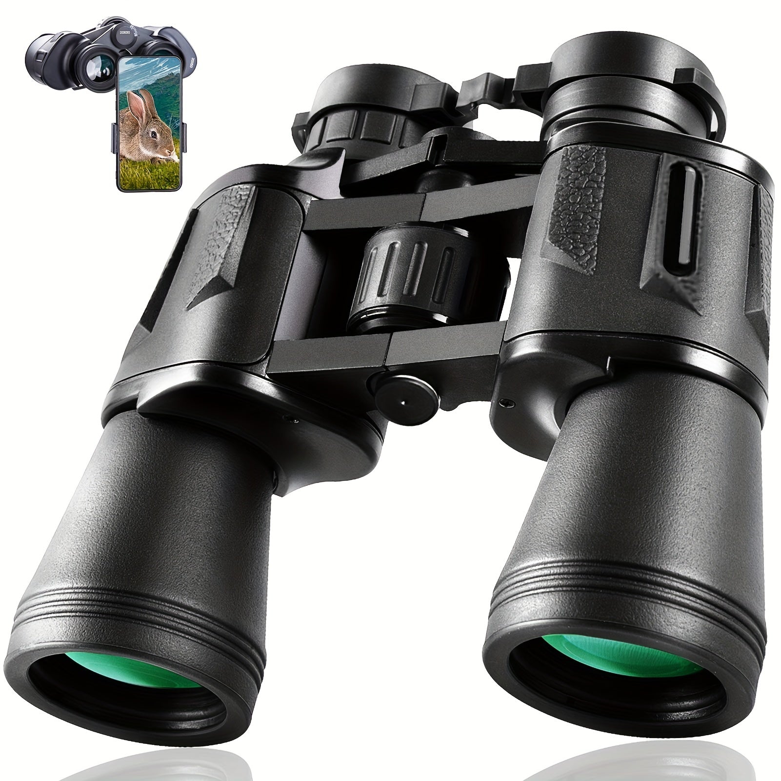 20x50 High Power Professional Binoculars - Waterproof Compact Telescope