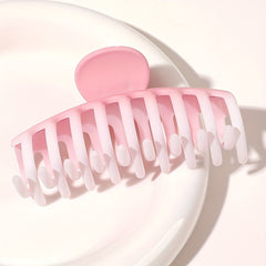 6pcs Gradient Flower Hair Claw Ponytail Holder Women
