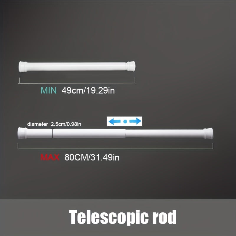 Telescopic Rod Strong Load-bearing Rob For Shower Curtain Clothes Drying