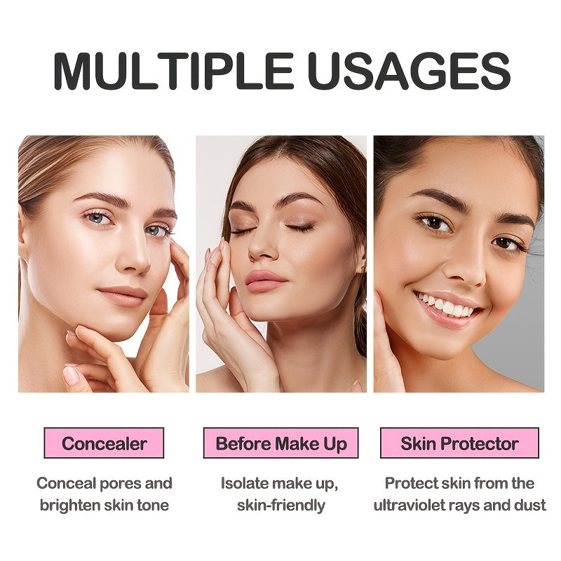 Moisturizing Barrier Cream Primer Waterproof Sweat Proof Tone Up Concealer