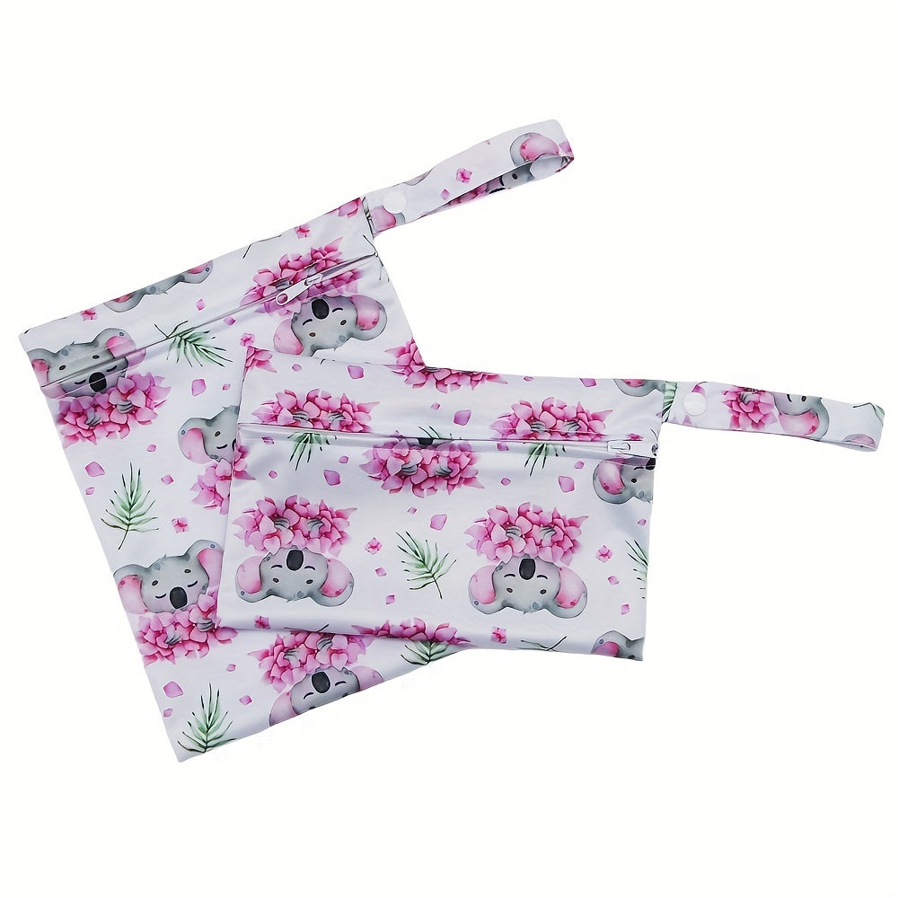 Cute Koala Print Diaper Bags Set