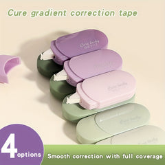 6pcs Gradient Correction Strip Japanese Mori Series Mute Large Capacity Statione