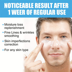 Men Face Cream with Collagen Retinol Hyaluronic Acid Vitamin E 1.76 Oz