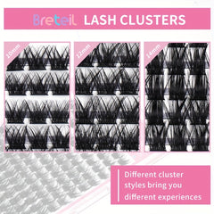 12 Rows False Eyelashes 50P C Curling DIY Eyelash Extensions for Girls & Women