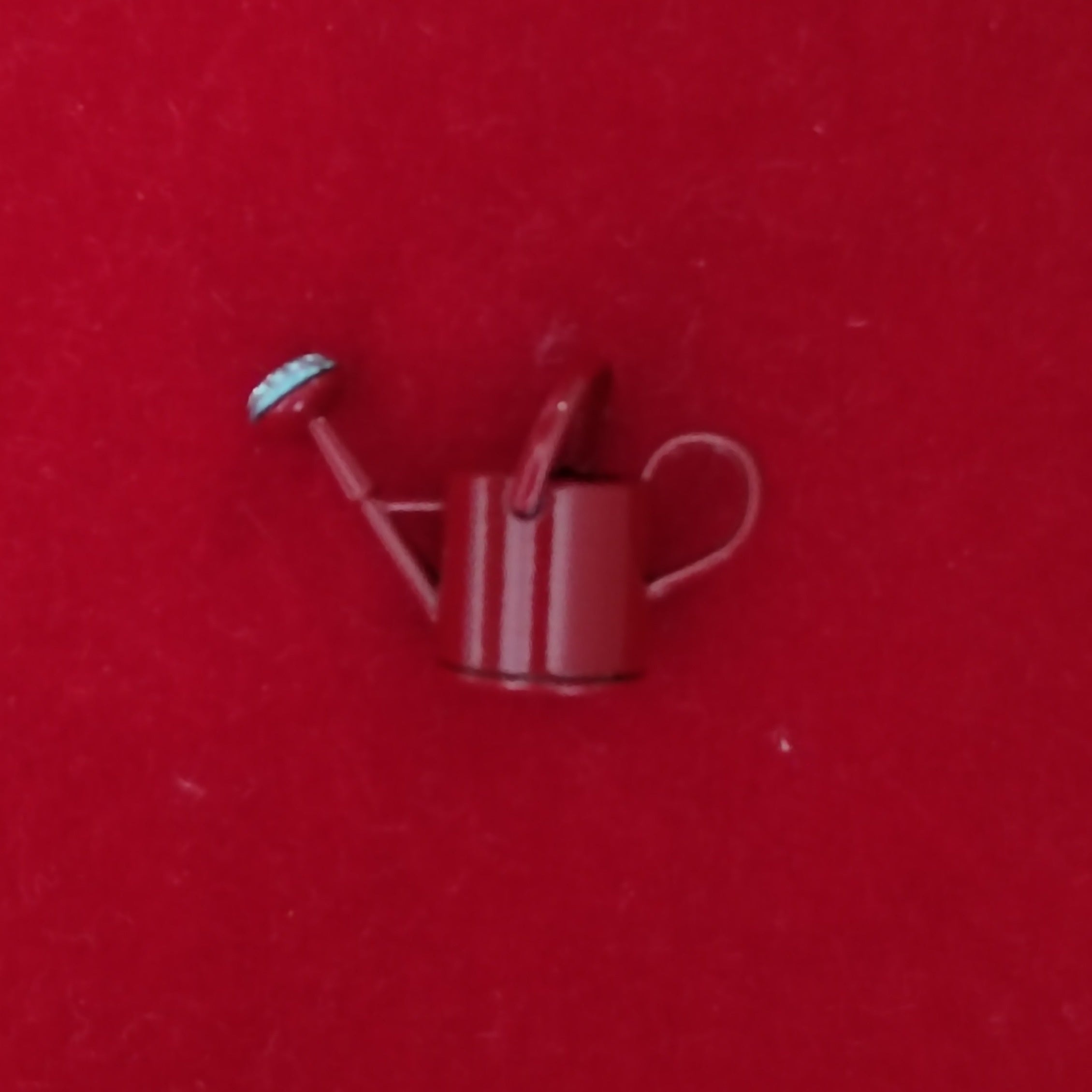 Dollhouse Watering Can Garden Tools Iron Metal Sprinkling Kettle
