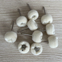 10pcs Soft Wool Felt Polishing Wheel Grinding Wheel 3mm Shank