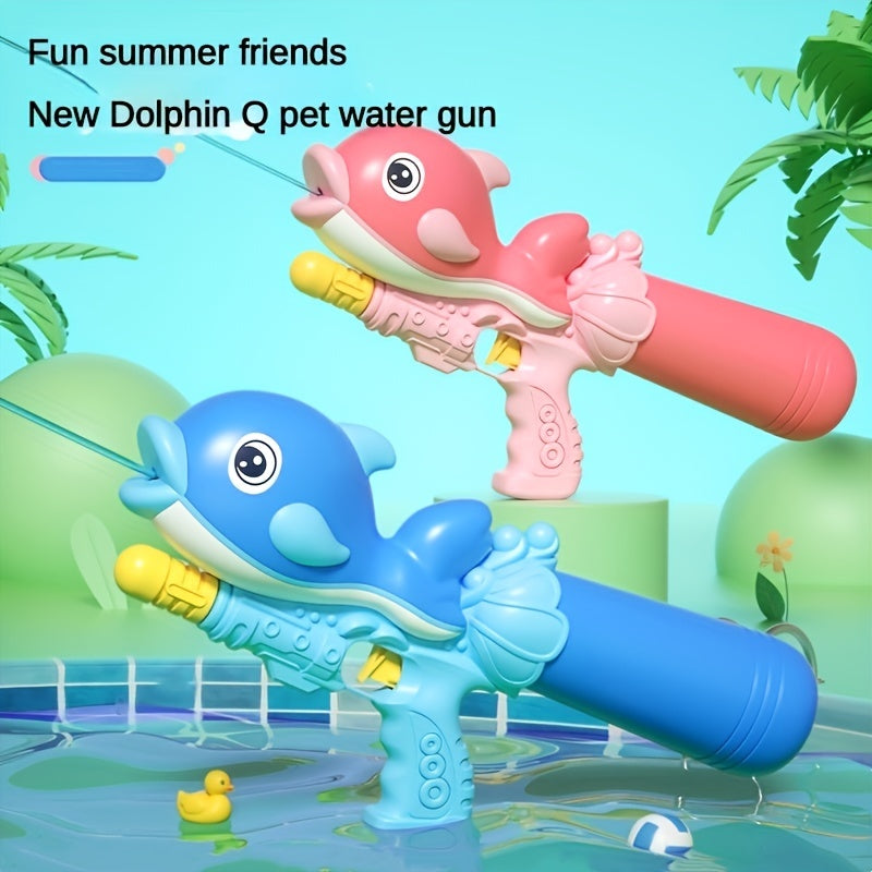 Dolphin Water Gun Toys Large Capacity Pump Pull Type Water Gun