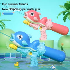 Dolphin Water Gun Toys Large Capacity Pump Pull Type Water Gun