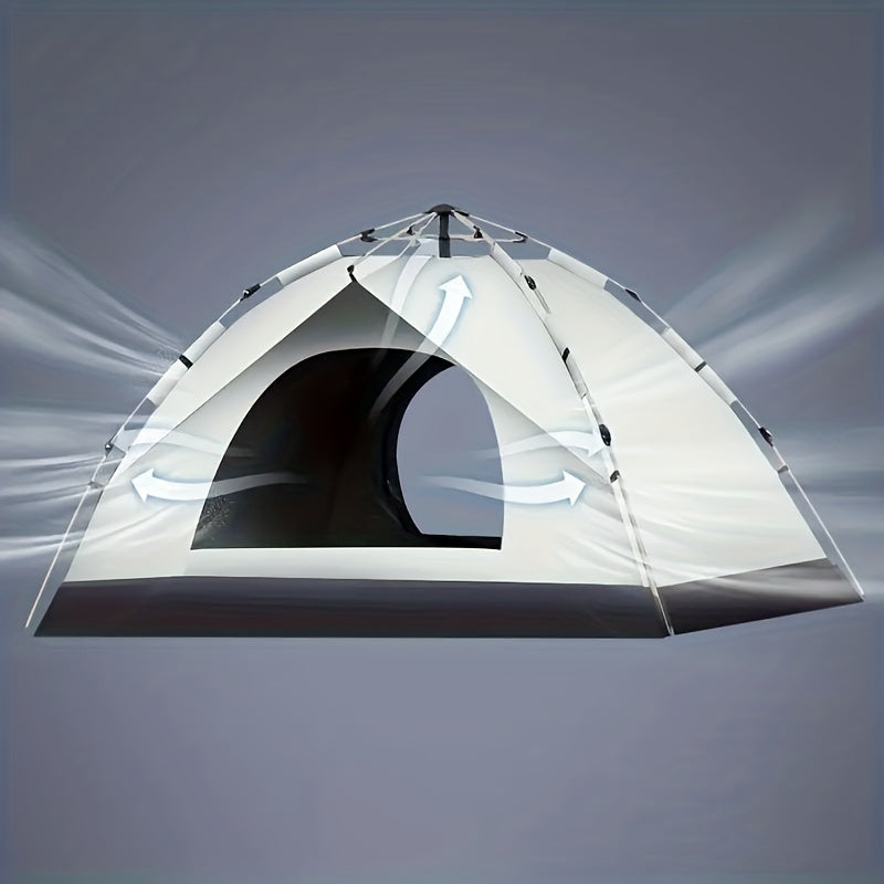 Portable Folding Sun Protection Tent Fully Automatic Rain Protection Tent