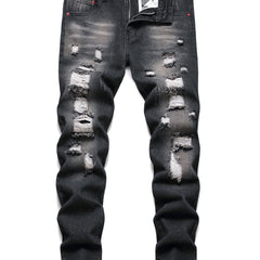 Boy's Skinny Fit Distressed Denim Jeans Pants
