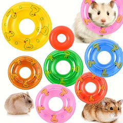 Mini Pet Swim Rings Duck Pattern Small Pet Swim Rings in Various Colors