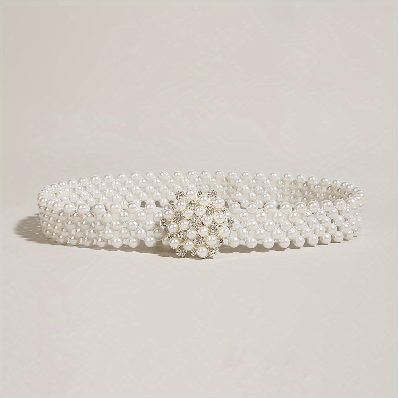 Faux Pearl Girdle Belt for Women