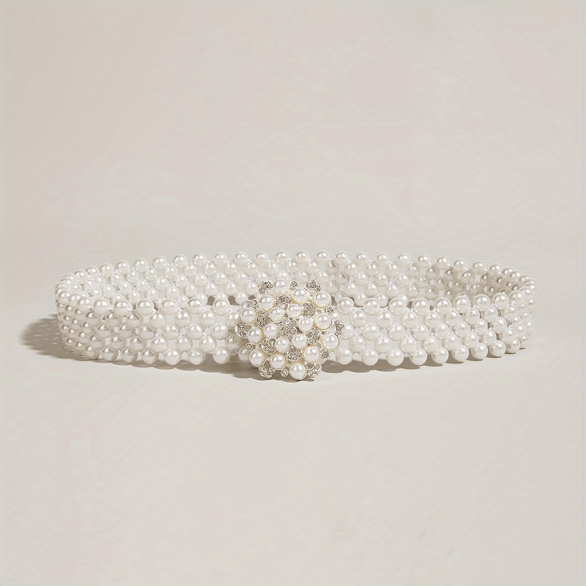 Faux Pearl Girdle Belt for Women