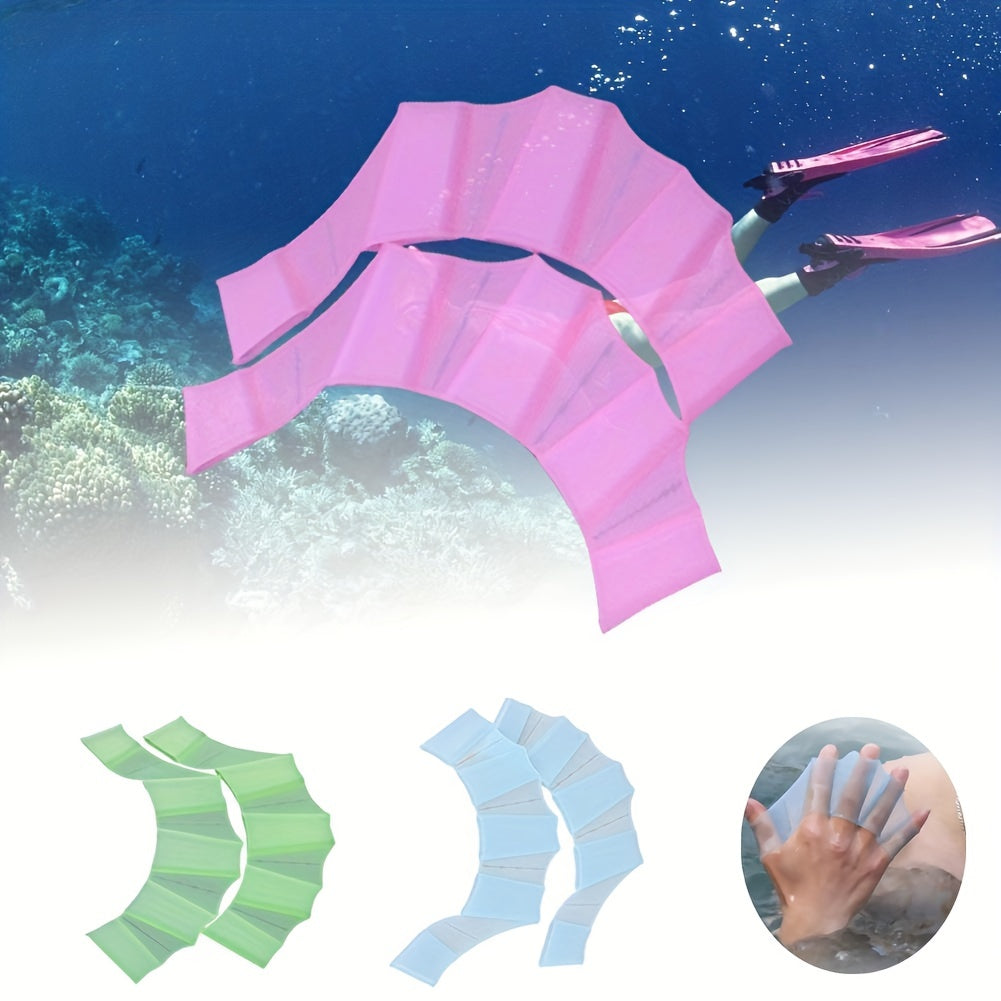 Adolescent Swimming Frog Silicone Hand Woven Straps - Adult Swimming Equipment