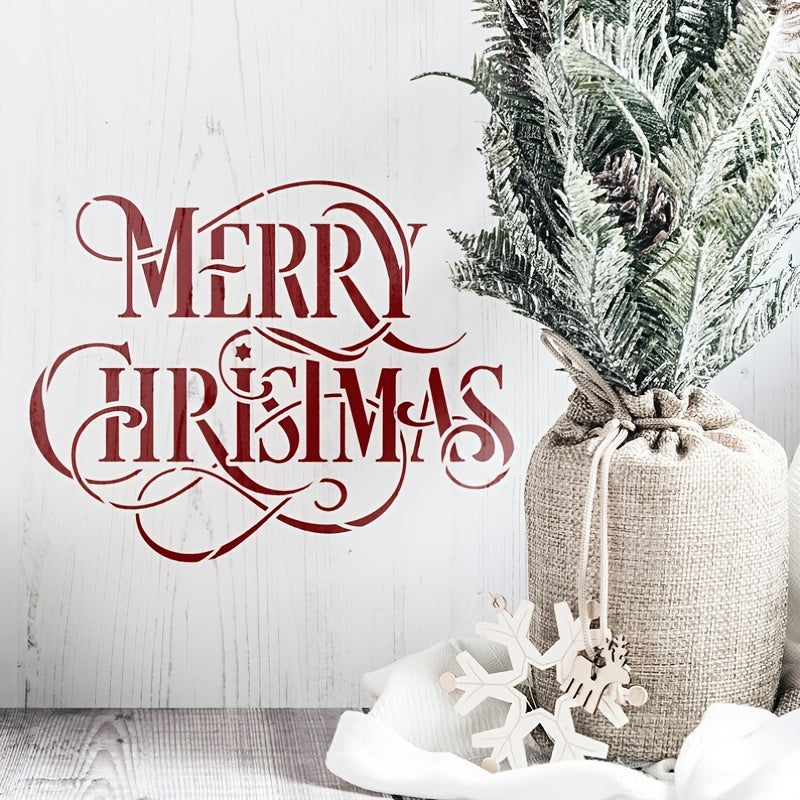 Large Christmas Stencil for Home Decor