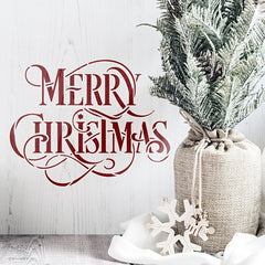 Large Christmas Stencil for Home Decor
