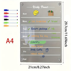 3D Magnetic Note Board Acrylic Refrigerator Sticker