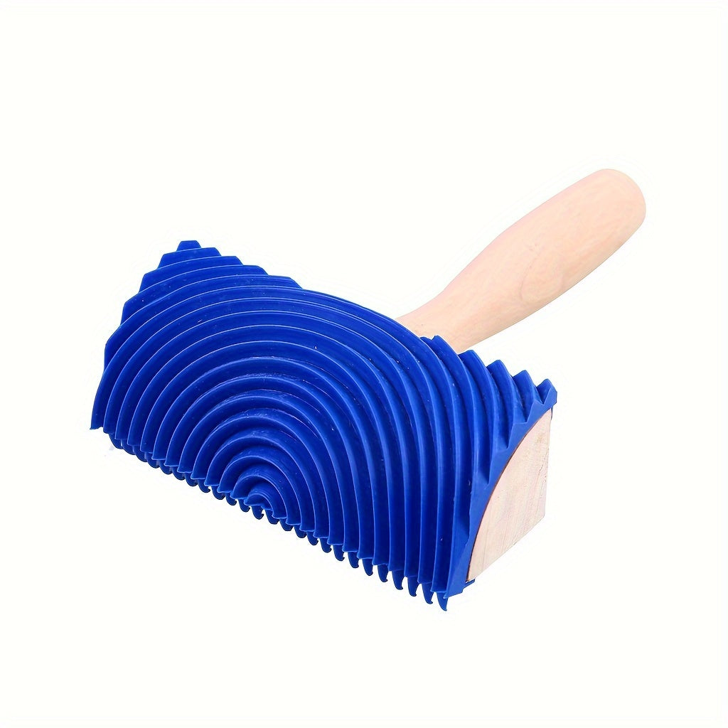 Wood Graining Tool Paint Kits with Handle Roller Kit for Wall Decoration