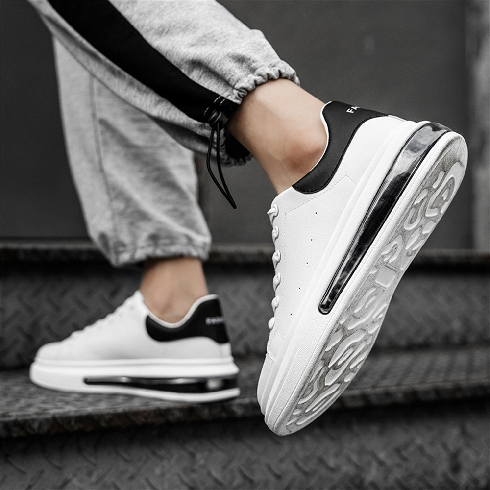 Men's Elevator Shoes Breathable Lace Up Sneakers