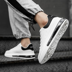 Men's Elevator Shoes Breathable Lace Up Sneakers