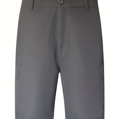 Men's Waterproof Cargo Shorts for Summer Outdoor Activities