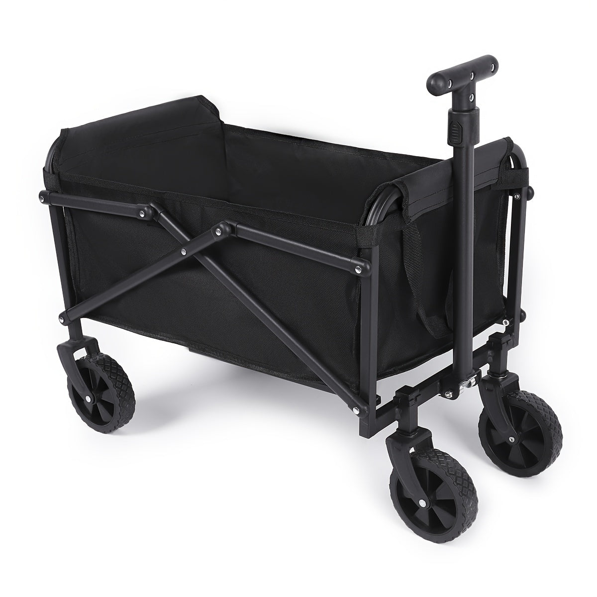 Portable Foldable Camping Cart with Storage, Mini Trailer for Hiking Supplies