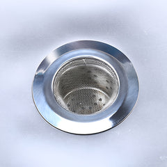 2pcs Kitchen Sink Filter Net Stainless Steel Large Universal 4.4in 1.3in