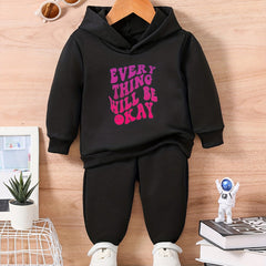 Toddler Baby Trousers Long Sleeve Sweatshirt Set