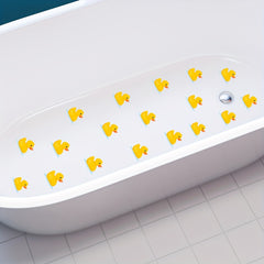 6Pcs Yellow Duck Bathtub Stickers Waterproof Bathroom Stickers