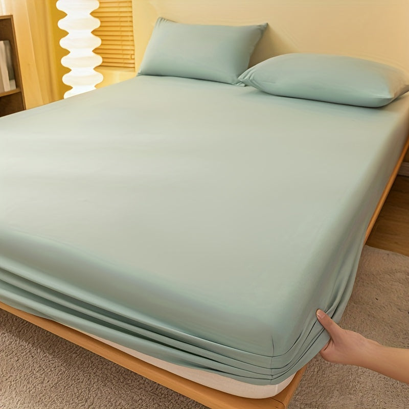 Soft Brushed Fitted Sheet Comfortable Bedding Dark Green