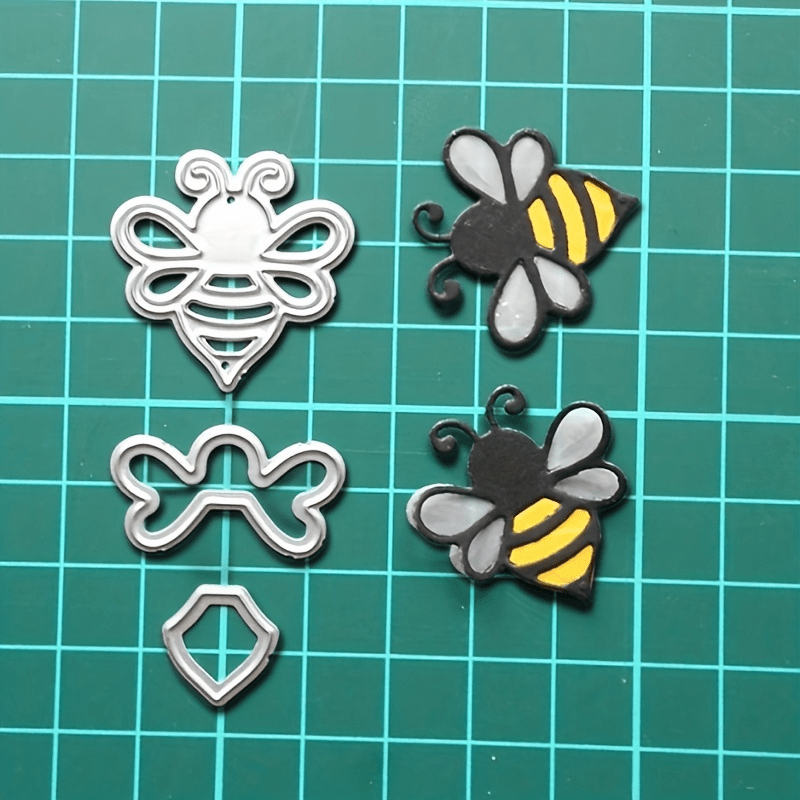 1pc Bee Metal Cutting Dies Stencils Die Cut for Scrapbooking DIY Crafts