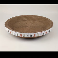 Large Circular Cat Claw Board Nest Bowl Shaped Basin Grinder