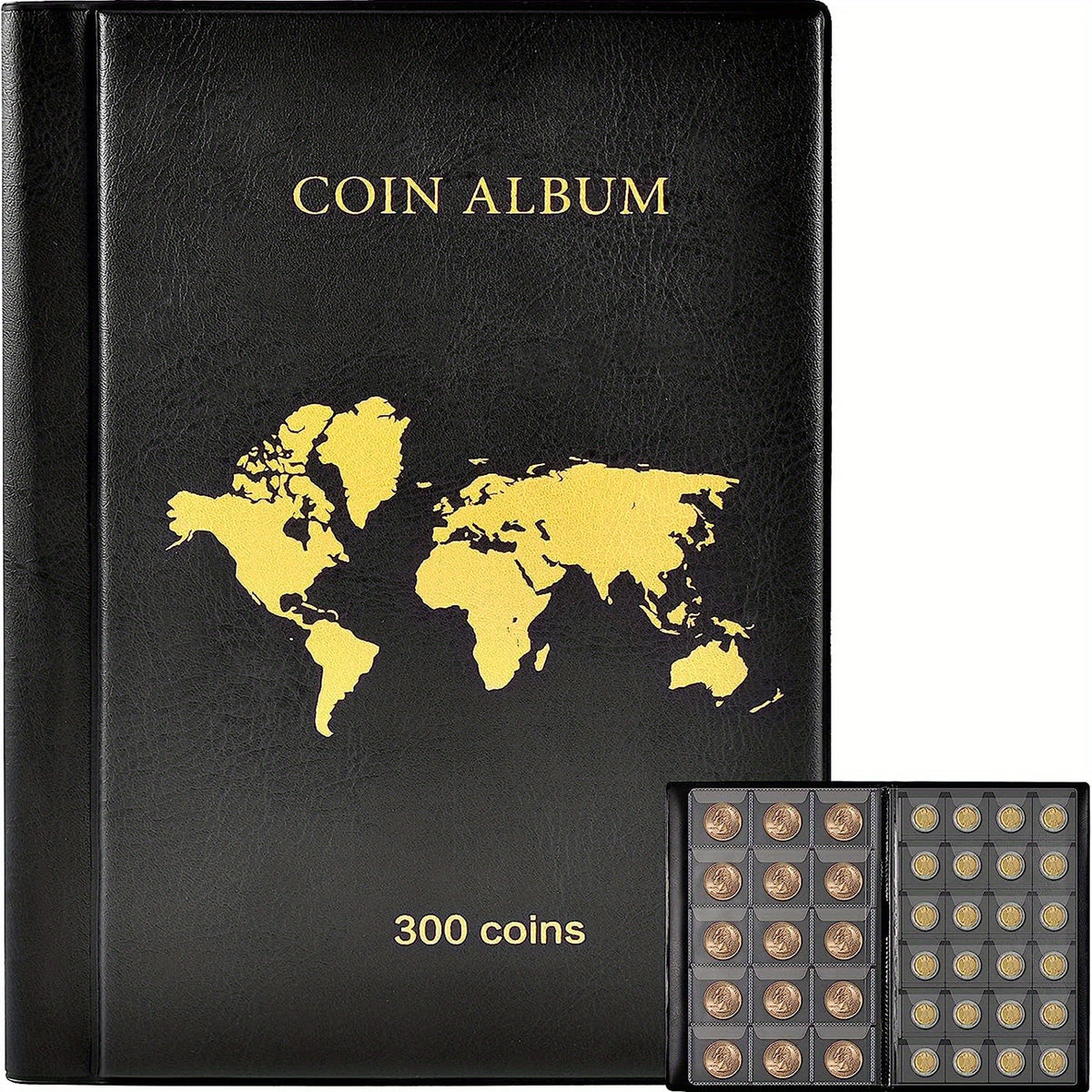 Coin Collection Book Holder Album For Collectors Coins Display