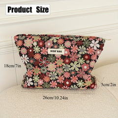 Portable Large Capacity Cosmetic Bag Travel Toiletry Bag Double layer Bag