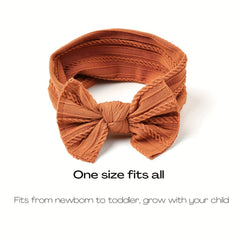 12-Pack Hair Accessories for Baby Girls - Headbands, Hairbands, Bows, Elastics