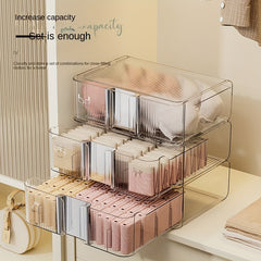 3-in-1 Underwear Panties Socks Storage Box