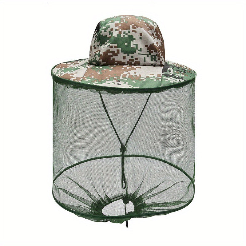 Unisex Mosquito Protection SunShade Hat for Outdoor Night Fishing