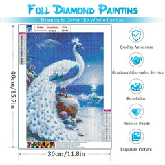 5D Peacock Diamond Painting Kit for Adults DIY Full Drill Craft