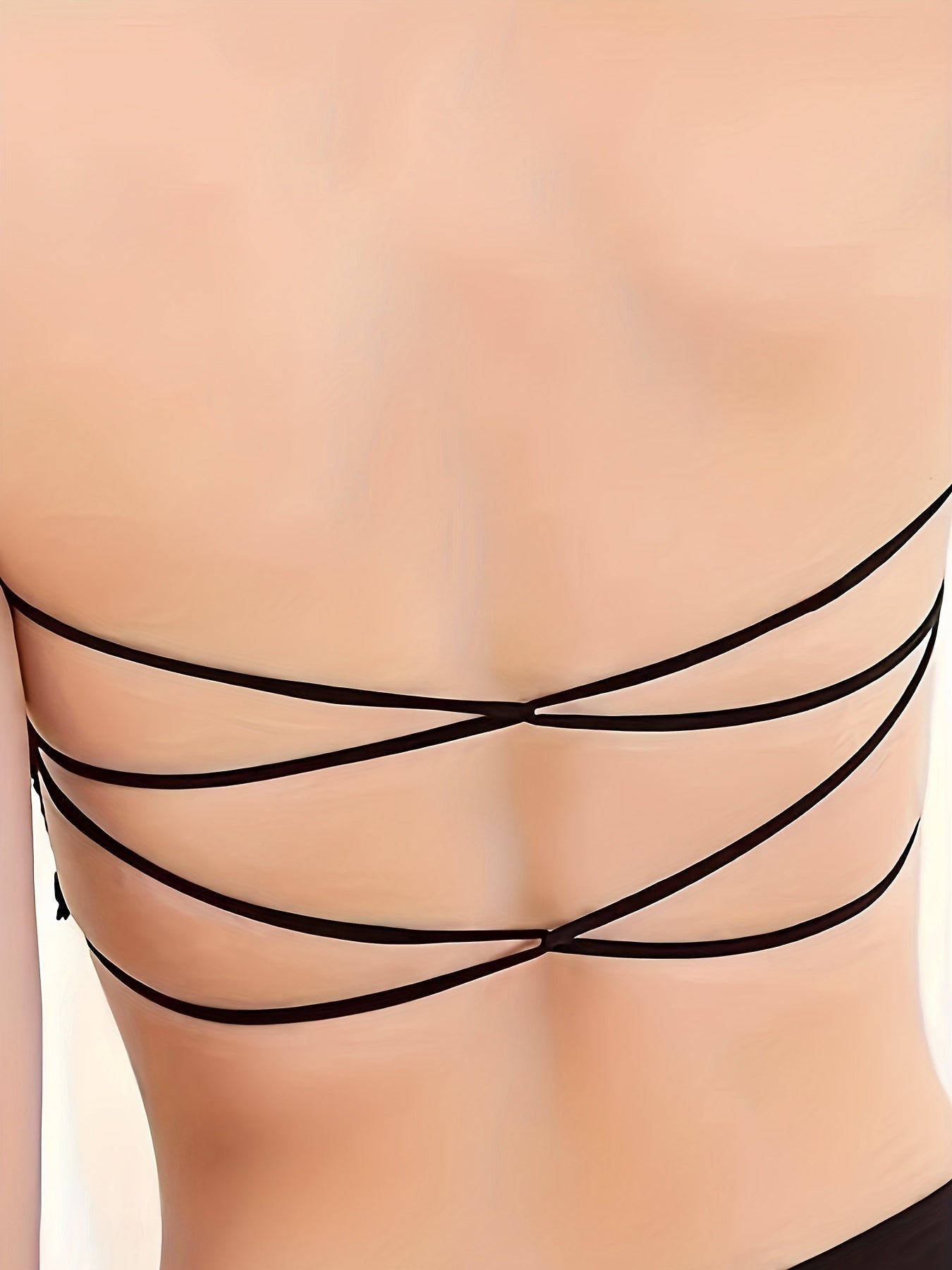 Lace Bandeau Bra Soft Stretch Strapless Lingerie