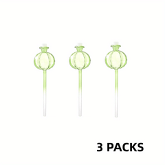 3pcs Cactus Self Watering Planter Insert Glass Plant Watering Globes