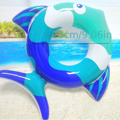 Summer Inflatable Fish Swimming Ring Underarm Water Toy
