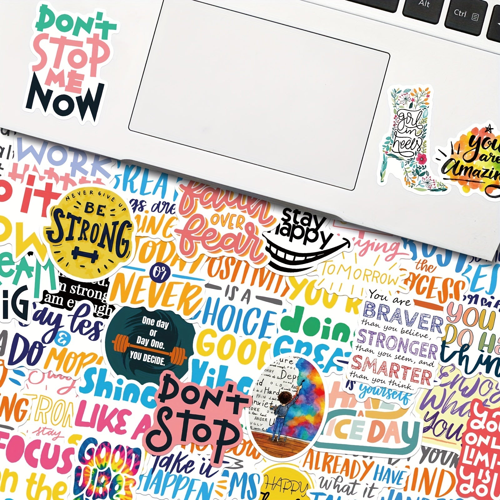 50pcs Motivational Stickers for Teachers Classroom Waterproof Scrapbook