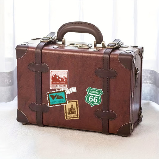 50 Travel Stickers for Suitcases, Phone Cases, Computers, Water Bottles
