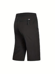 Men's Rapid Dry Pocket Cargo Shorts - Comfy Drawstring Shorts