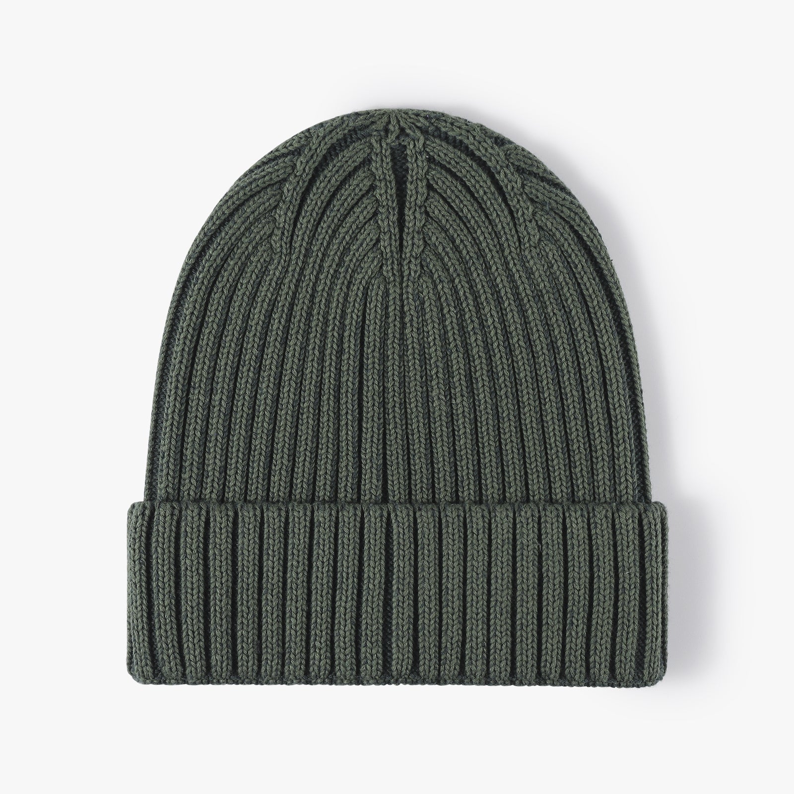 Men's Winter Knitted Cuffed Beanie Hat Ear Protection