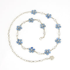 Rhinestone Flower Waist Chain for Women