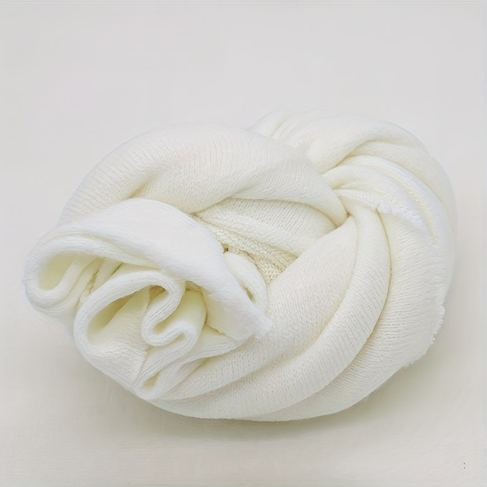 Soft & Stretchy Kids Wrap 139 x 170 Cozy Knit Blanket Khaki