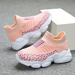 Kids Sock Shoes Soft Sole Platform Sneakers