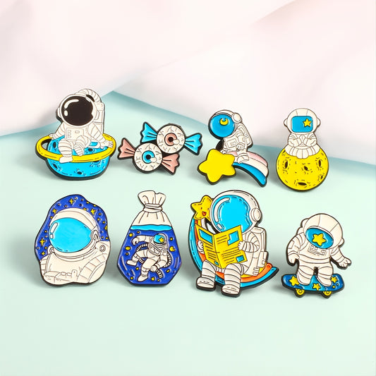 Spaceman & Starfleet Lapel Pins for Cartoon Planet